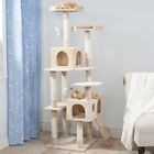 57839 Cat Tree House Skycraper Sleep Play Cats Furniture 652026957839