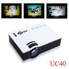 800lm Uc40 Home Cinema Hd Av Hdmi Usb Sd Mini Led Projector