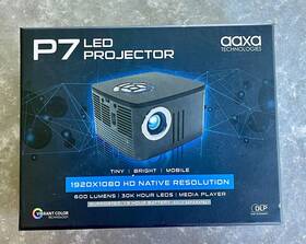 Aaxa 862334000466 P7 Mini Led Projector - Low Use