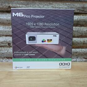 Mp60001 Aaxa M6 Pico Led Full Hd Hdmi Projector 1200 In Box With Remote