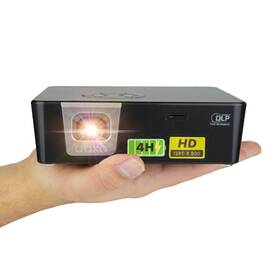 Aaxa Technologies 860002203966 4 Hour Battery Worlds Brightest Pico Projector P6x 1000 Lumen