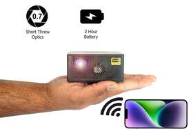 Kp-400-03 Aaxa Technologies P400 Short Throw Smart Proj 1080p Wifi Bt 2hr