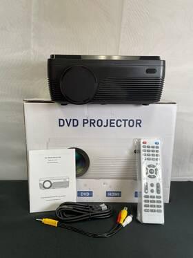 Jh-s7 Acmyslat Black Portable Remote Control Built In Dvd Player Projector Jh-s7 Acmyslat Black Portable Remote Control Built In Dvd Player Projector