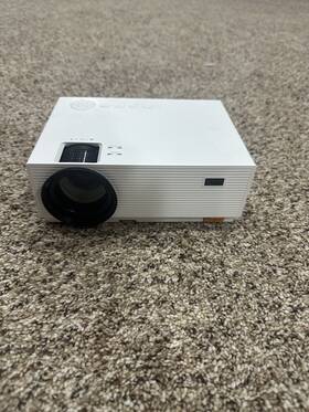 Alvar 810107910030 Mini Projector With 5g Wifi And Bluetooth Celling Mount