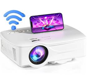 7500l Aoreun 755673845600 Laptop Wifi Projector Computer Portable 1080p Video Movie Out