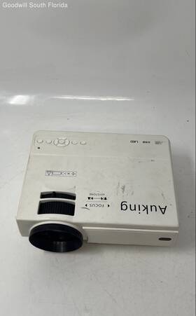 A008 Auking A080 White Mini Home Theater Projector Not Tested Only