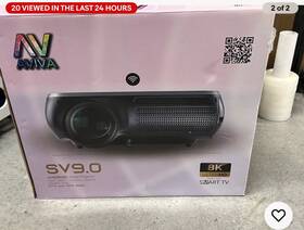 Sv9.0 Aviva Projector Set Screen And Burton Sound Bar