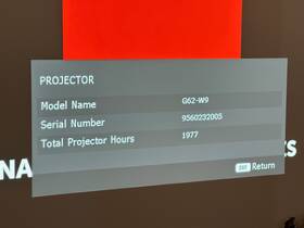 R9009670 Barco G62 W9 Projector
