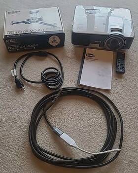 823st Benq Mx Digital Projector - 6 Inch Mount Hdmi Cord