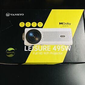Yg461 Brand New Vankyo Leisure 495w Full Hd 1080p Wifi Projector Dolby Audio Sealed