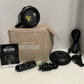 Brightology 810037749571 Winter Bright Holiday Laser Projector Read