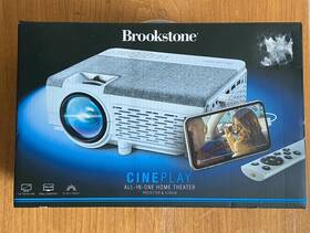 Brookstone 680079004699 Barely Used Cine-play All-in-one Home Theater 2-1 Projector-all Parts