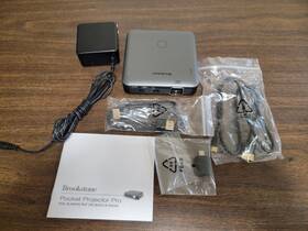 907977 Brookstone Mini Pocket Projector Pro