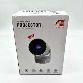 Camworld X004yz11zb Battery Powered 4k 1080p Ultra Short Throw Android Mini Projector