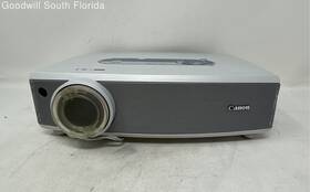 Lv-7220u Canon Computer Projector With Cables And Case Powers On Not Tested