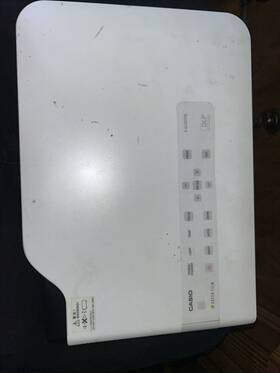 Xj-a146 Casio White Projector Tested /with Cords/ No Remote