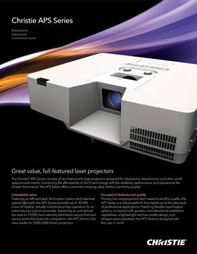 Lwu650-aps Christie 3lcd Laser Projector Wuxga 6500 Lumens Boardroom Classroom