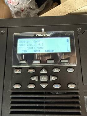 M11.1 Christie 2016 Projector With Lens And Bulbs