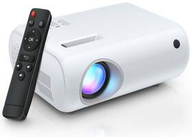 Clokowe 751314155725 Used Mini Projector Upgraded Portable With 9000 Lux And Full Hd 1080p