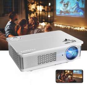 A6000 Cooau Led 1080p Projector 4500 Lux Full Hd Lcd Home Theater Video