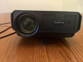 Hta4300 Cooau Projector A4300 Portable Movie 5500 Lumens 1080p Home Theater Black