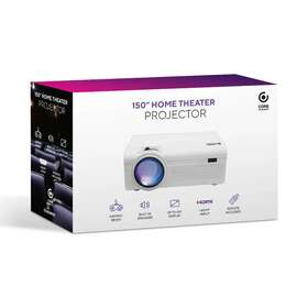 Cpj600whby Core Innovations Cpj600whby- Cjr600wh - 150 Inch Lcd Home Theater Projector White