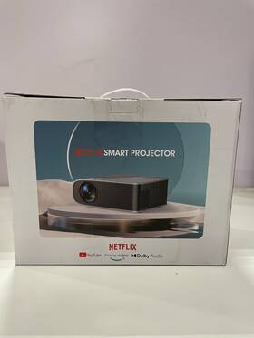 Dppj1087 Dbpower Movie Projector Native 4k 1080p Wifi Bluetooth Built-in Netflix