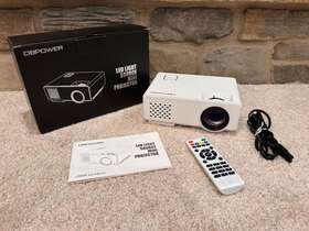 Pj0738 Dbpower Led Light Source Mini Projector White