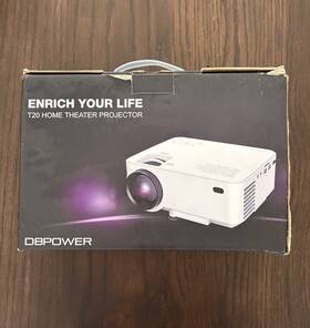 Po410001855 Dbpower T20 Home Theater Projector White Usb Hdmi Connectivity