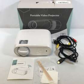 Bl108 Dracolight White Led Wifi Mini Portable Video Projector With 100 Inch Screen