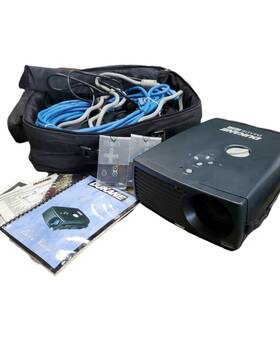 28a7705 Dukane Image Pro 7700 Series Projector With Cords Remotes Books Carry Case