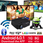 E09 Excelvan Hd Android Wifi Bluetooth Home Theater Projector 657419746557