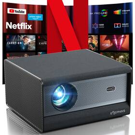 Yg561 Elephas Smart 4k Pro-uhd Projector With Wifi And Bluetooth Netflix-licensed Dolby A
