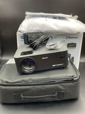 Evp-2001c Emerson 150 Inch Portable Projector With 100 Screen