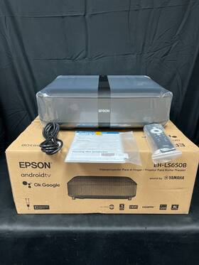 Eh-ls650b Epson Epiqvision Ultra Black 4k Pro-uhd Lcd Laser Projector