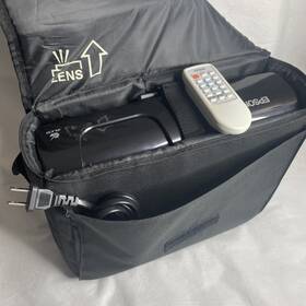 H307a Epson Ex90 Lcd Projector Model Premiere Multimedia Device Remote And Pouch