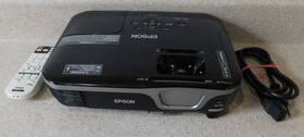 H4281a Epson Wxga 3lcd Projector Model Black And Silver With Remote Ac Cord