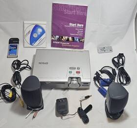 V11h103020 Epson Powerlite 735c Lcd Projector With Software Cables Wi-fi Remote Case Works