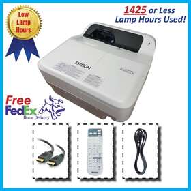 V11h455020 Epson Powerlite 685w Hd Ultra Short-throw Projector 3500 Ansi Lumens Hdmi Bundle