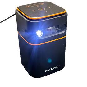 Fatork 955543383414 Mini Projector 5g Wifi 6 Bluetooth Short Throw Hd Portable