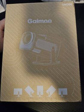Gm300 Gaimoo Home Theater Projector Wifi Bluetooth Mouse Portable