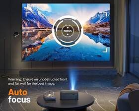 Goodee 955543328743 Projector 4k Supported Outdoor Wifi And Bluetooth G1 - Charcoal Grey
