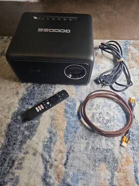 Goodee Ac571 4k Smart Projector With Wifi 6 And Bluetooth - Uhd Movie Tof Auto Focus
