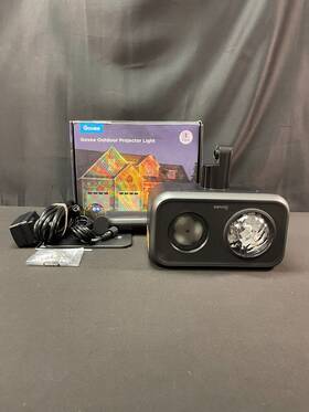 H7070 Govee Black Outdoor Laser And Aurora Star Projector Light With Alexa