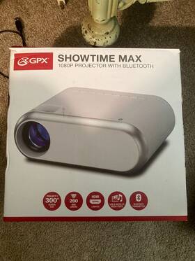 Pj712w Gpx Showtime Max 1080p Projector With Bluetooth