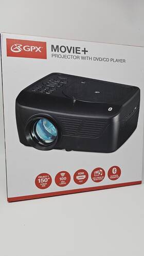 Pjd713b Gpx V3057 Projector With Bluetooth Dvd Cd Player Read Description