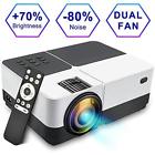 H2 Lcd Video Projectors Projector Newest Lumens Portable Movie 673257710093
