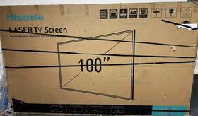 Lts100bfus Hisense Laser Tv 100 Inch Alr Screen Damaged Only - No Projector Included