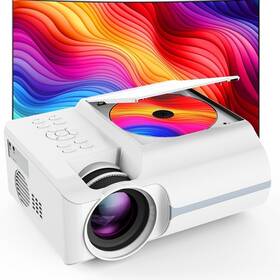 Homlab 045791473275 Dvd Projector Portable With Build-in Player - Mini Movie