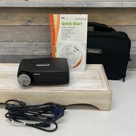 In10 Infocus Dlp Projector Works Includes Case Manuals Cables Etc